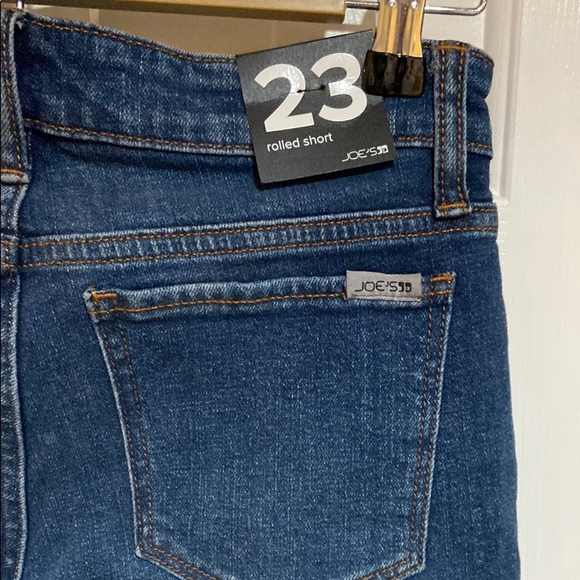 Joe's Jeans Blue Mid-Rise Jean Shorts - Picture 3 of 7